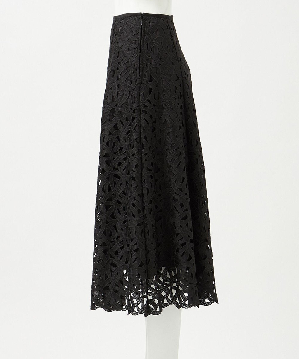 23区 L 【エステータ】ジオメトリックレース スカート 