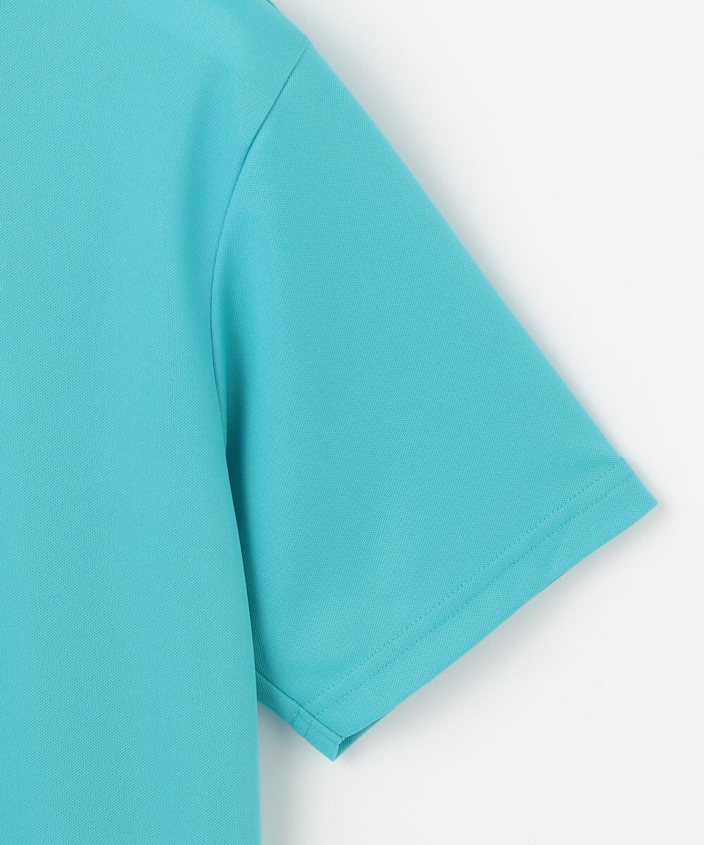 23区GOLF 【MEN】【接触冷感・UVケア・吸水速乾】ハーフジップ 無地ポロシャツ 