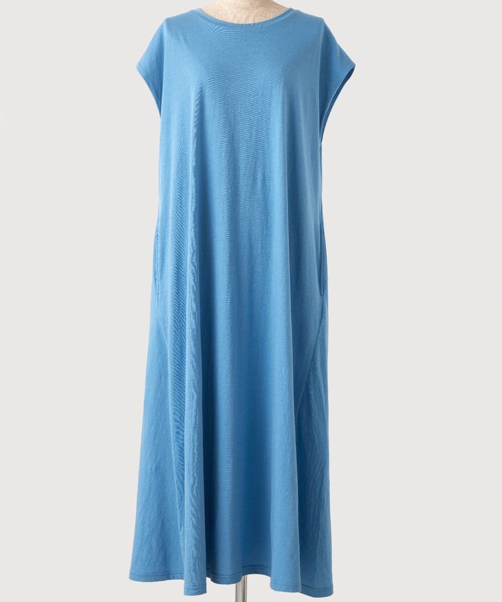 TOQUE 〈大草直子さんアドバイザー〉【天然素材】タンギスコットン天竺 ワンピース 