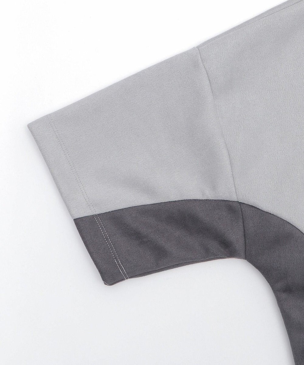 WEGO 【ユニセックス着用ITEM/MLサイズ展開】フェイクスウェードドルマンハーフZIPT（SS） 