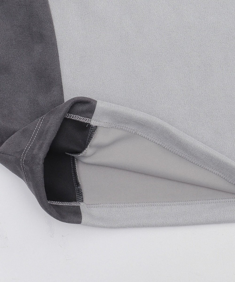 WEGO 【ユニセックス着用ITEM/MLサイズ展開】フェイクスウェードドルマンハーフZIPT（SS） 