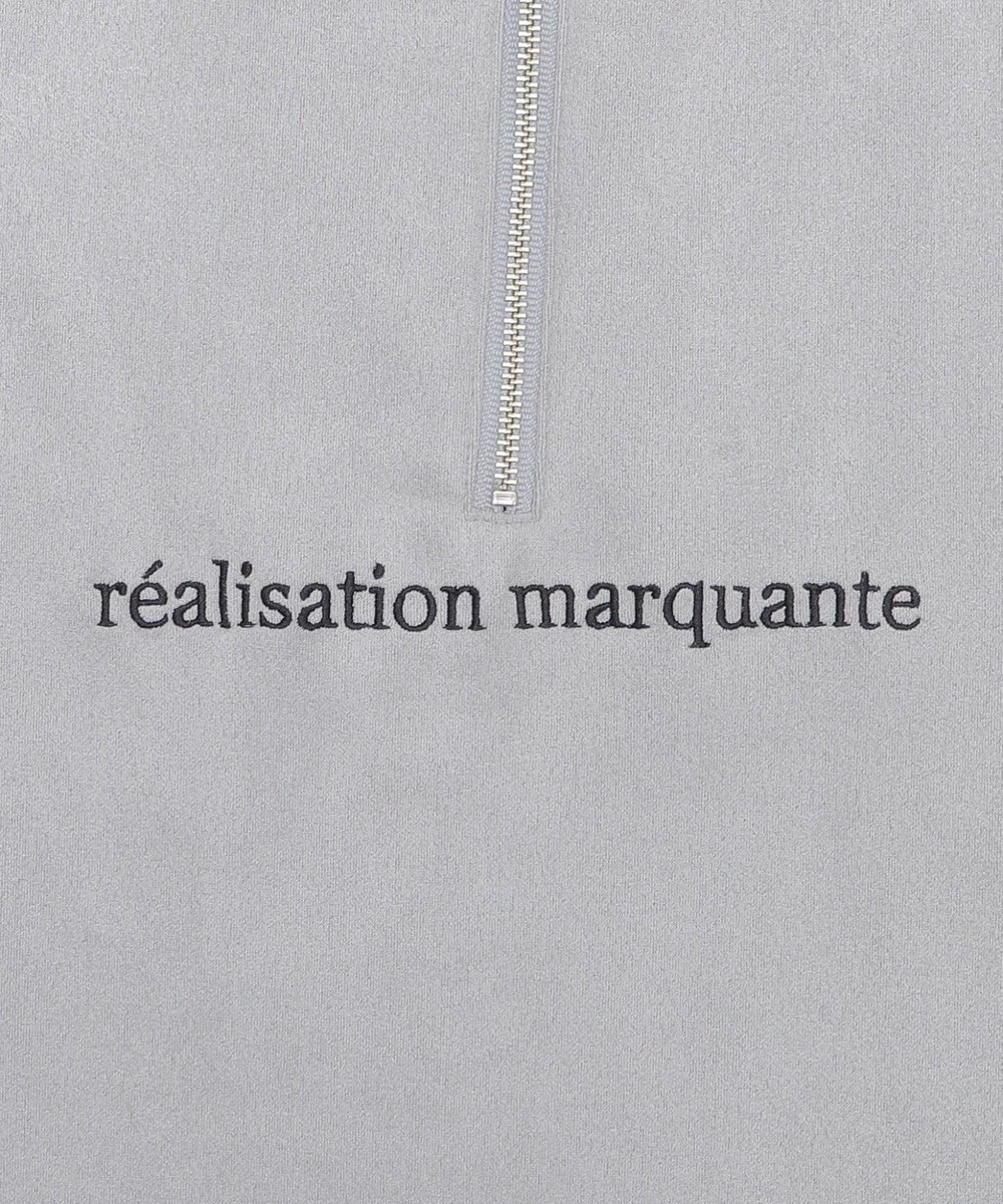 WEGO 【ユニセックス着用ITEM/MLサイズ展開】フェイクスウェードドルマンハーフZIPT（SS） 