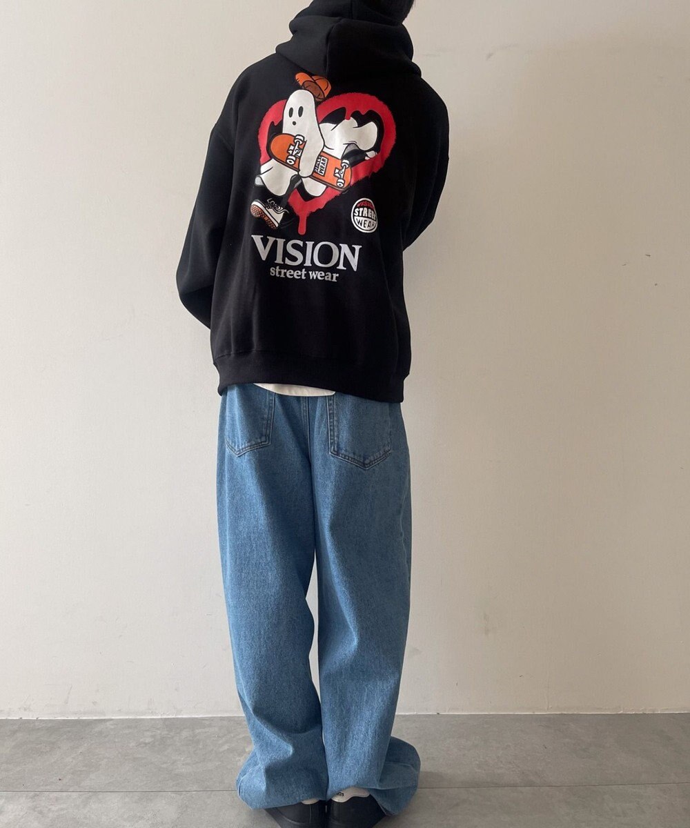 WEGO VISIONゴーストグラフィックプルパーカー 