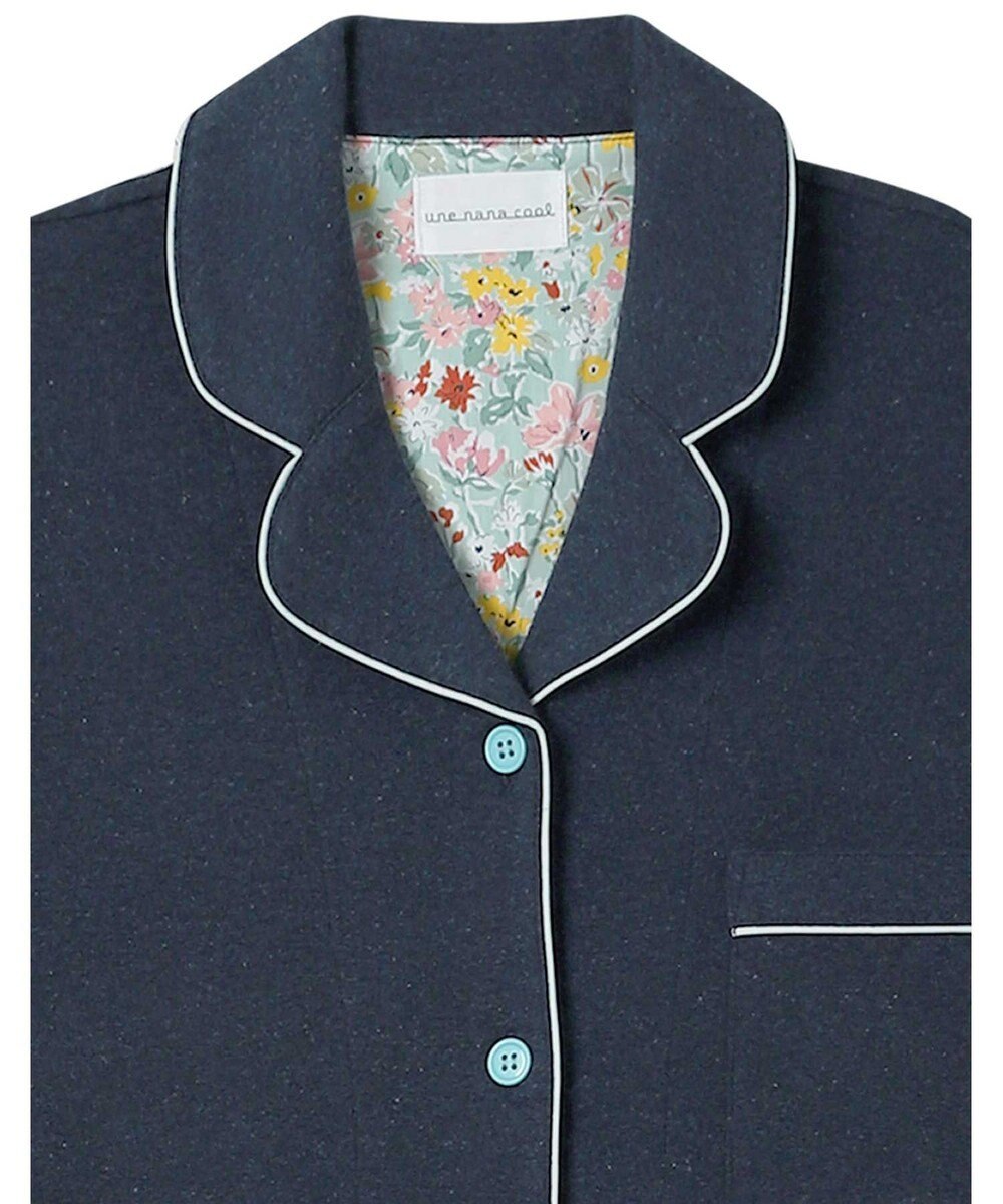 une nana cool 【綿100%】やわらか杢フライスパジャマ MADE WITH LIBERTY FABRIC 