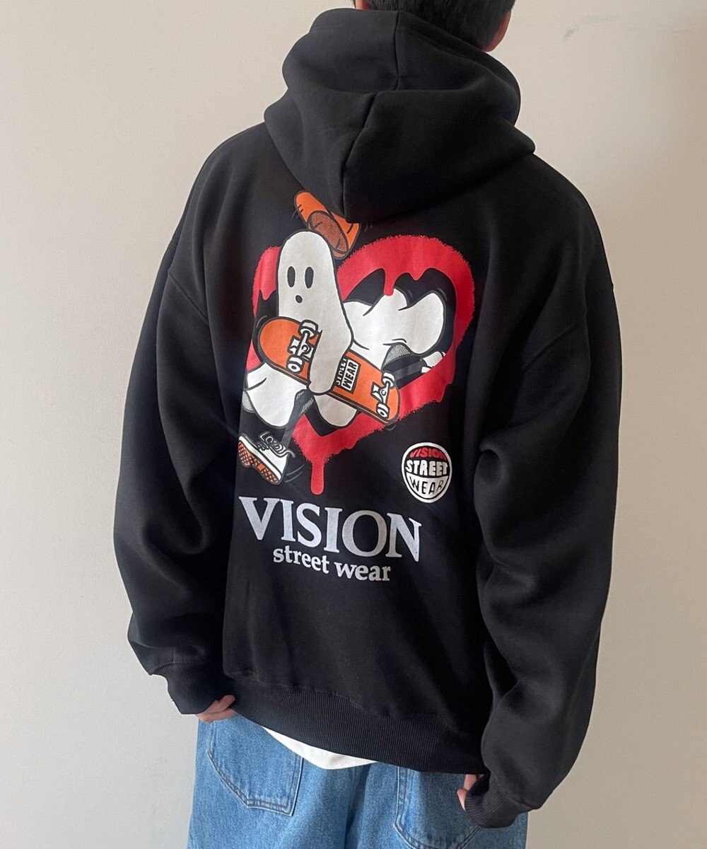 WEGO VISIONゴーストグラフィックプルパーカー 