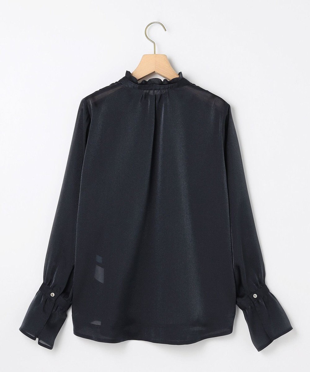 組曲 L 【WEB限定】シャイニーオーガンボウタイ付き ブラウス 