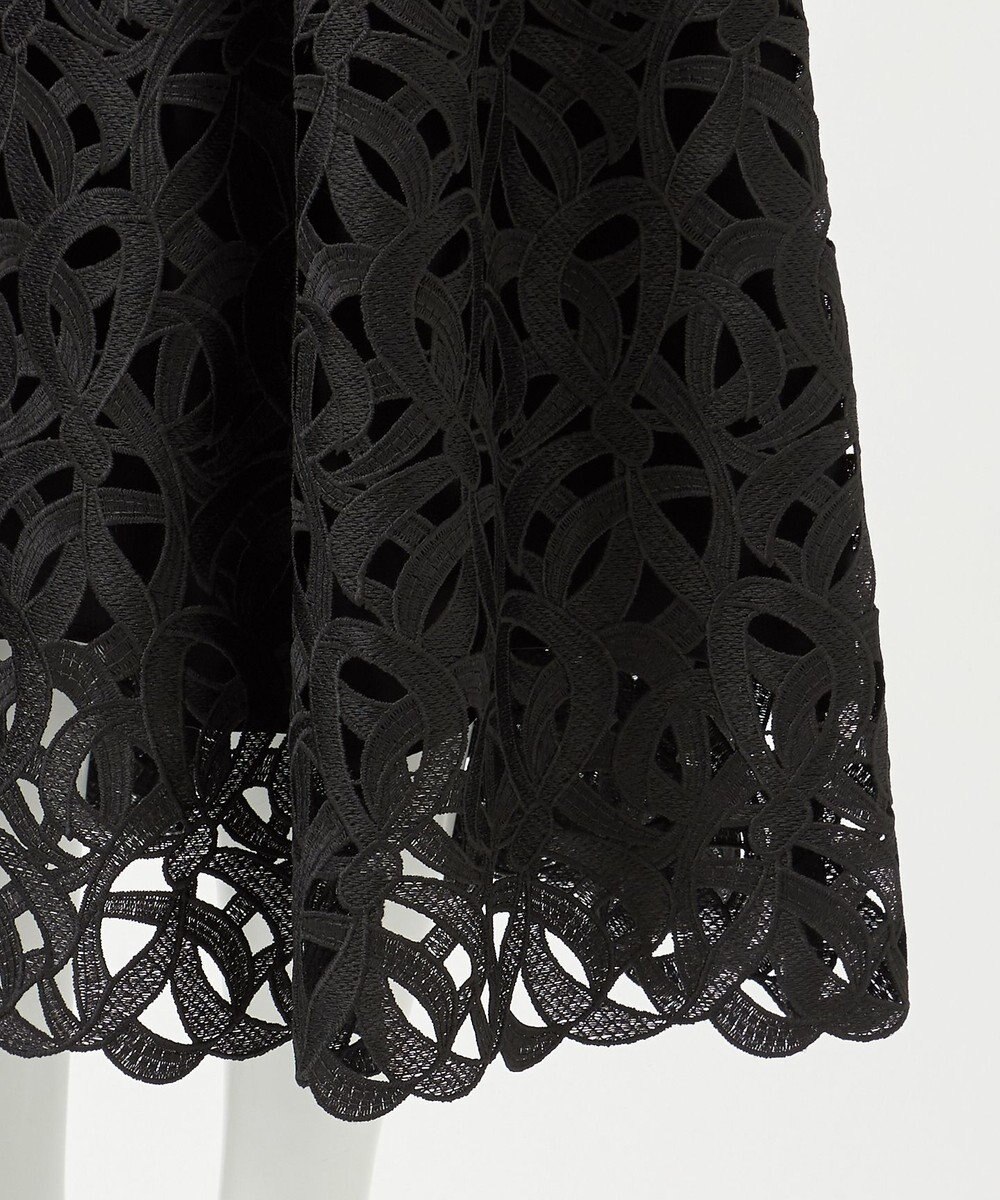 23区 L 【エステータ】ジオメトリックレース スカート 