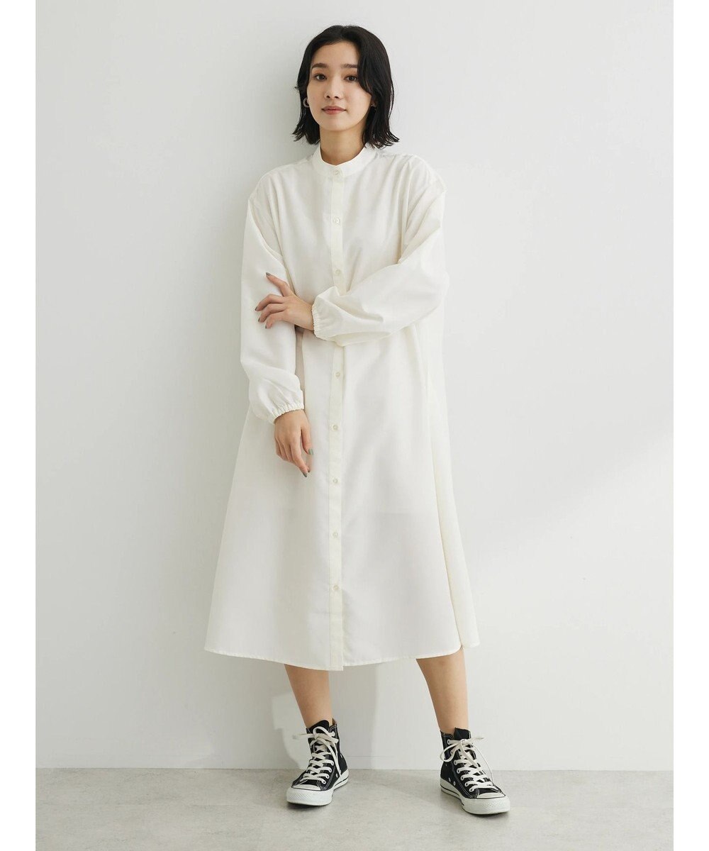 Green Parks ＳＥＴ２点　ニットベスト＋シャツワンピース 