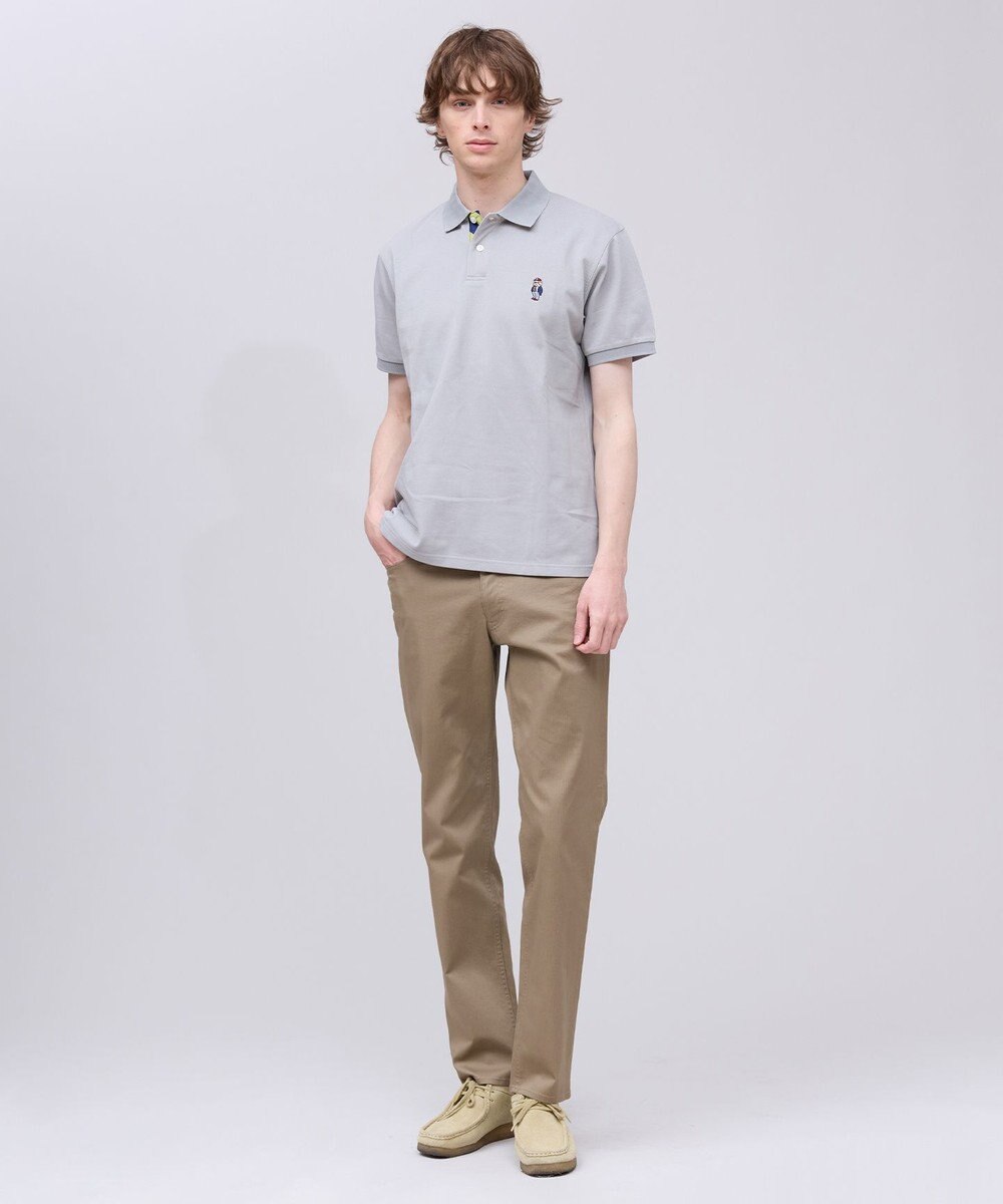 J.PRESS MEN 【ストレッチ】コンパクトピケストレッチ５ポケット パンツ 