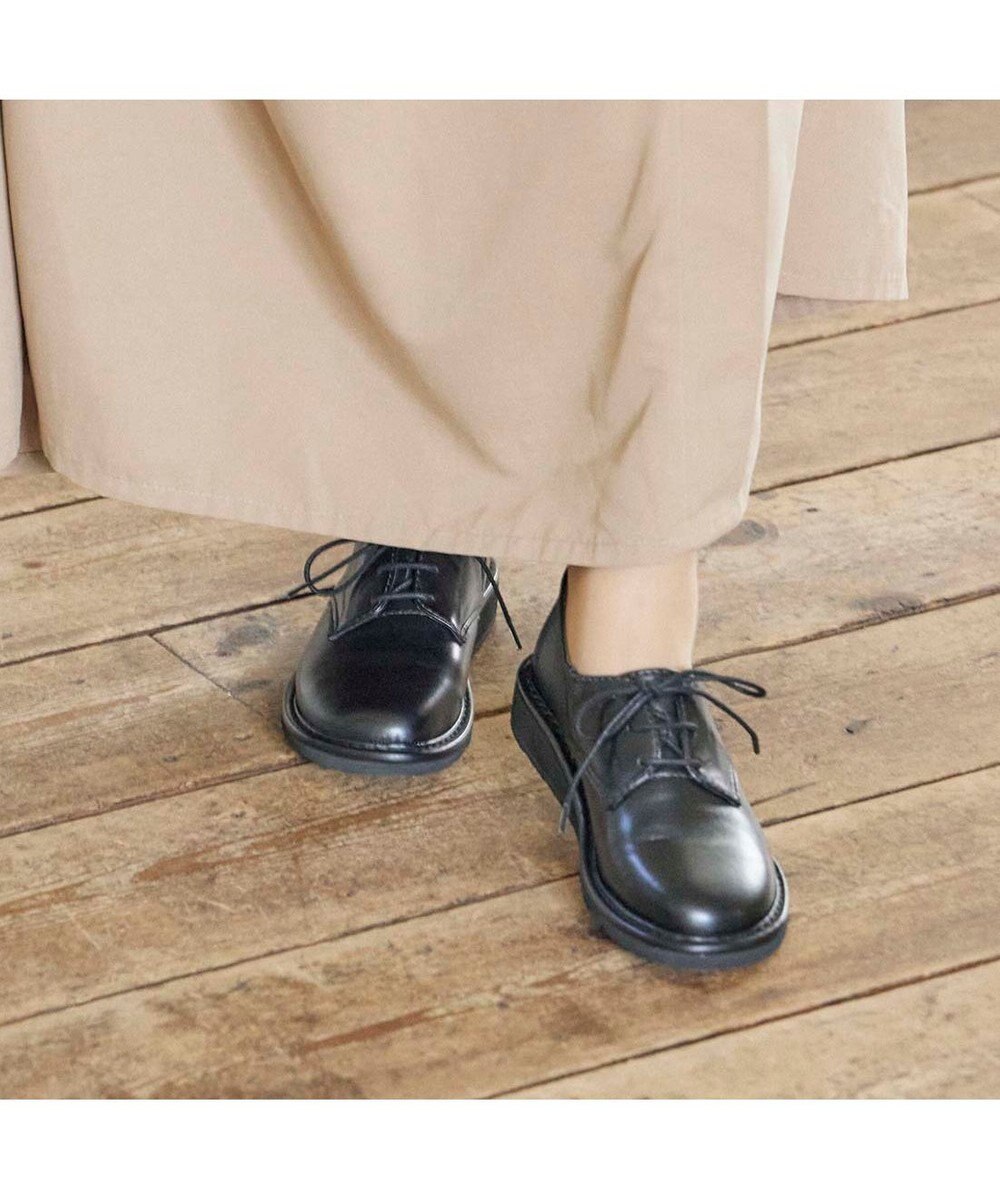 ing <ing>【サスティナブル】レースアップスリッポン 