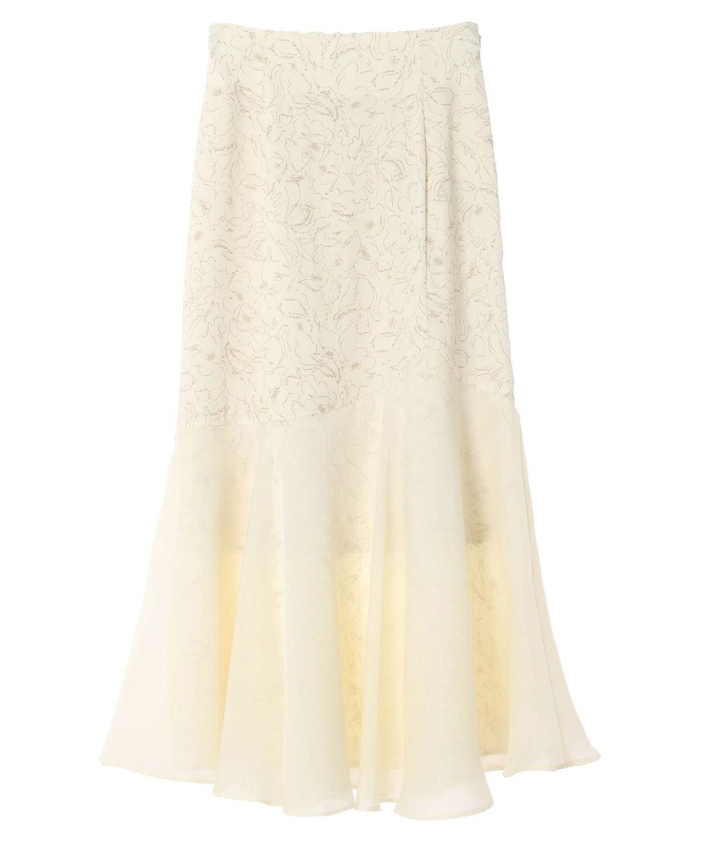 earth music&ecology 切替フラワースカート 