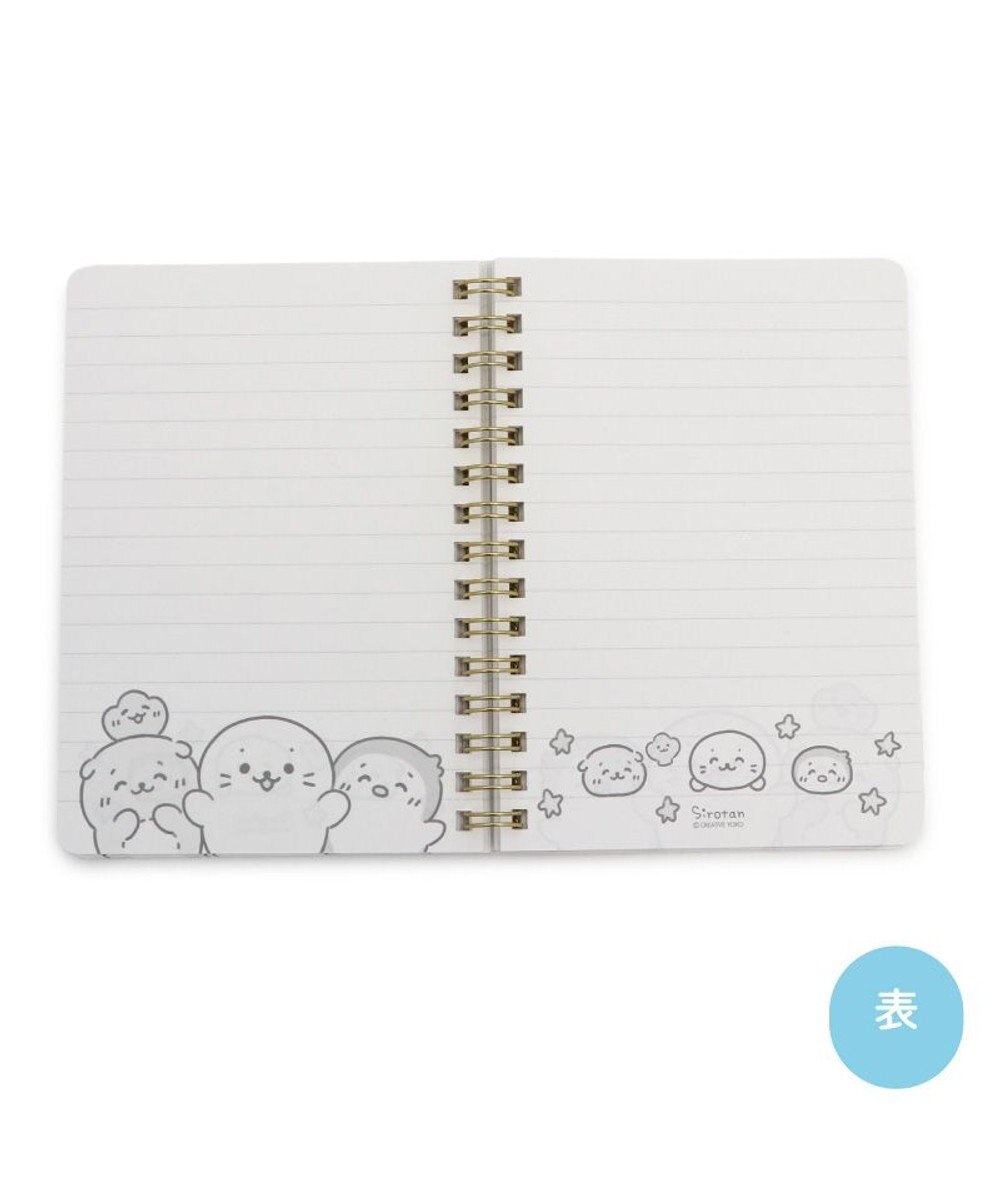 Mother garden しろたん A6リングノート 《英語かきかき柄》 