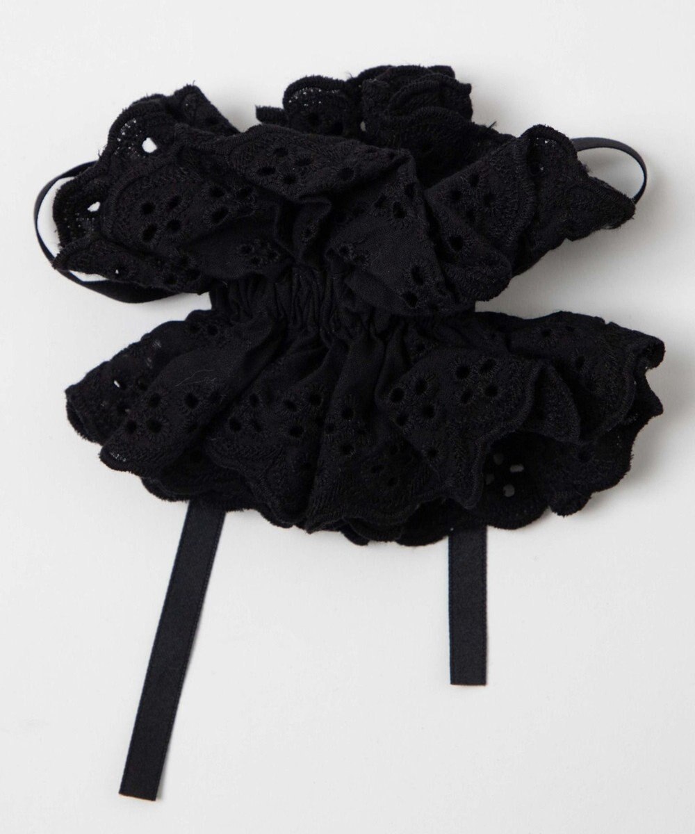 WEGO Lリボン付きレースシュシュ 