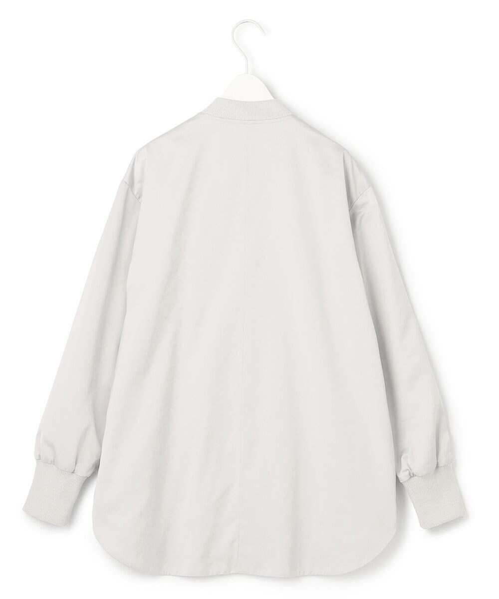 ICB L 【洗える】ライトマットサテン MA－1ジャケット 