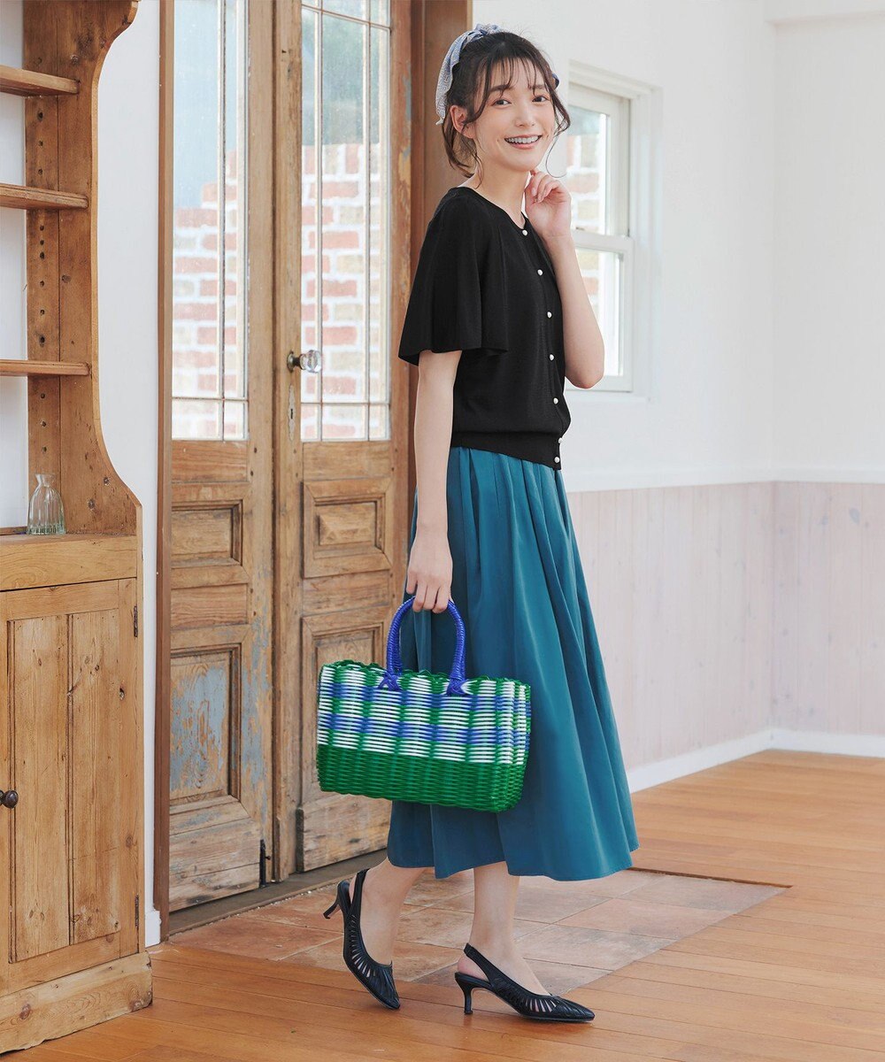 Tiaclasse L 【おのののかさん着用】ランダムタックロングスカート 