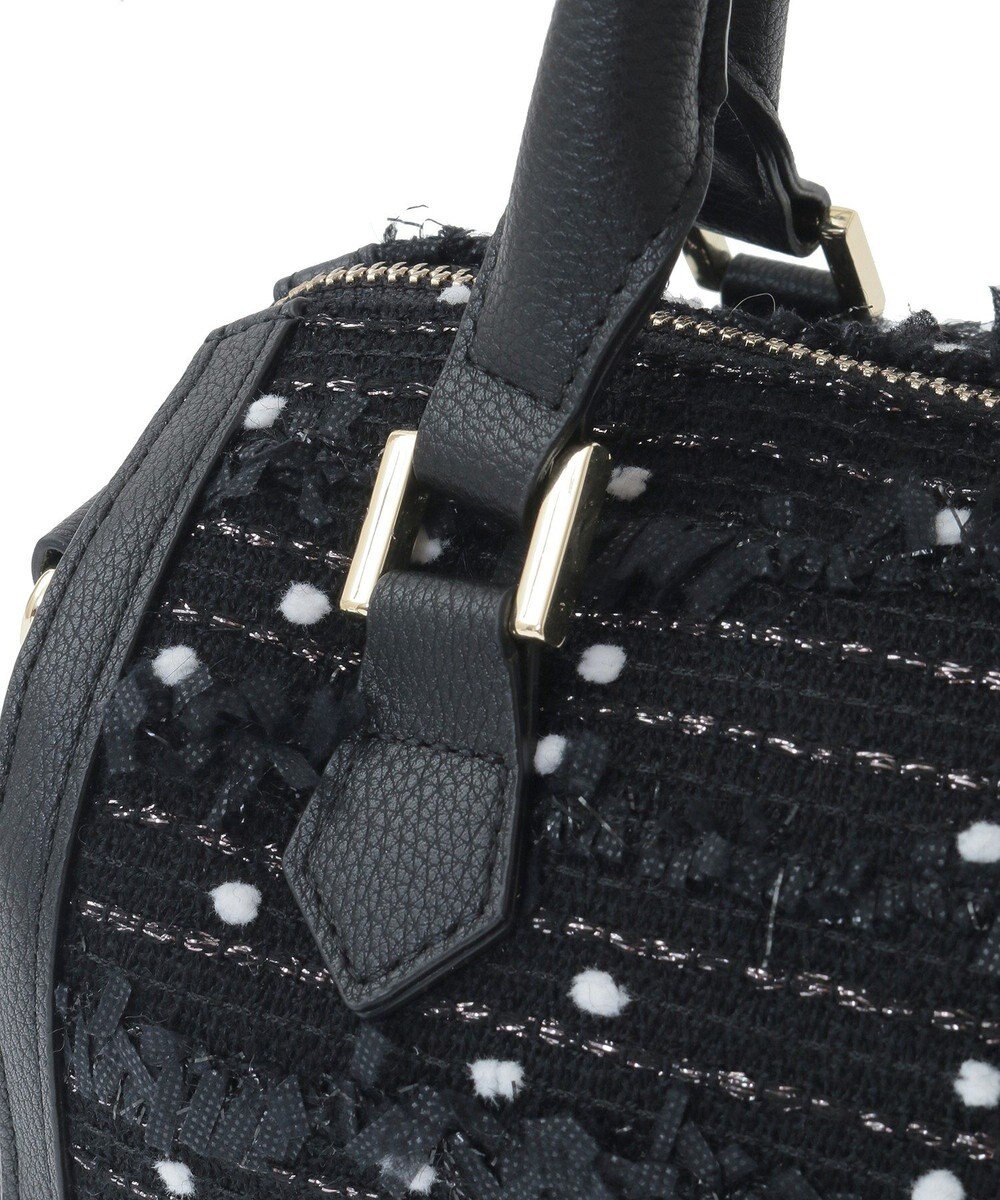 Maison de FLEUR LINTONツイード2Wayミニボストンバッグ 