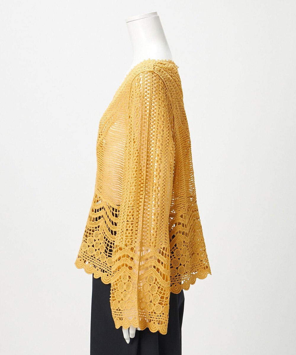 23区 【GOLD LABEL】コットンレーシー ニット 