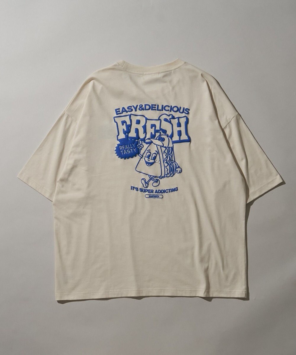 WEGO フードキャラ発泡プリントT 