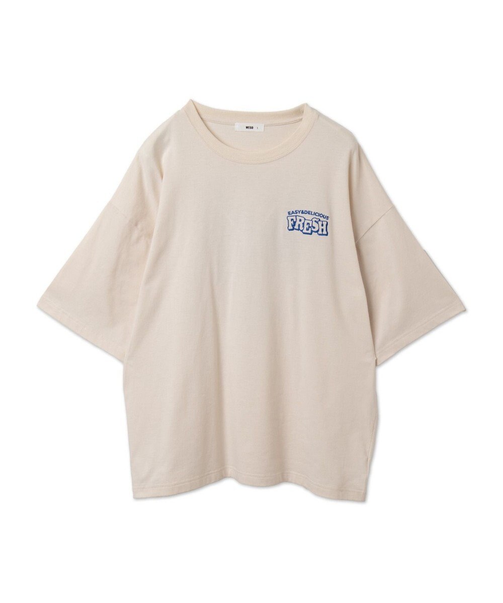 WEGO フードキャラ発泡プリントT 