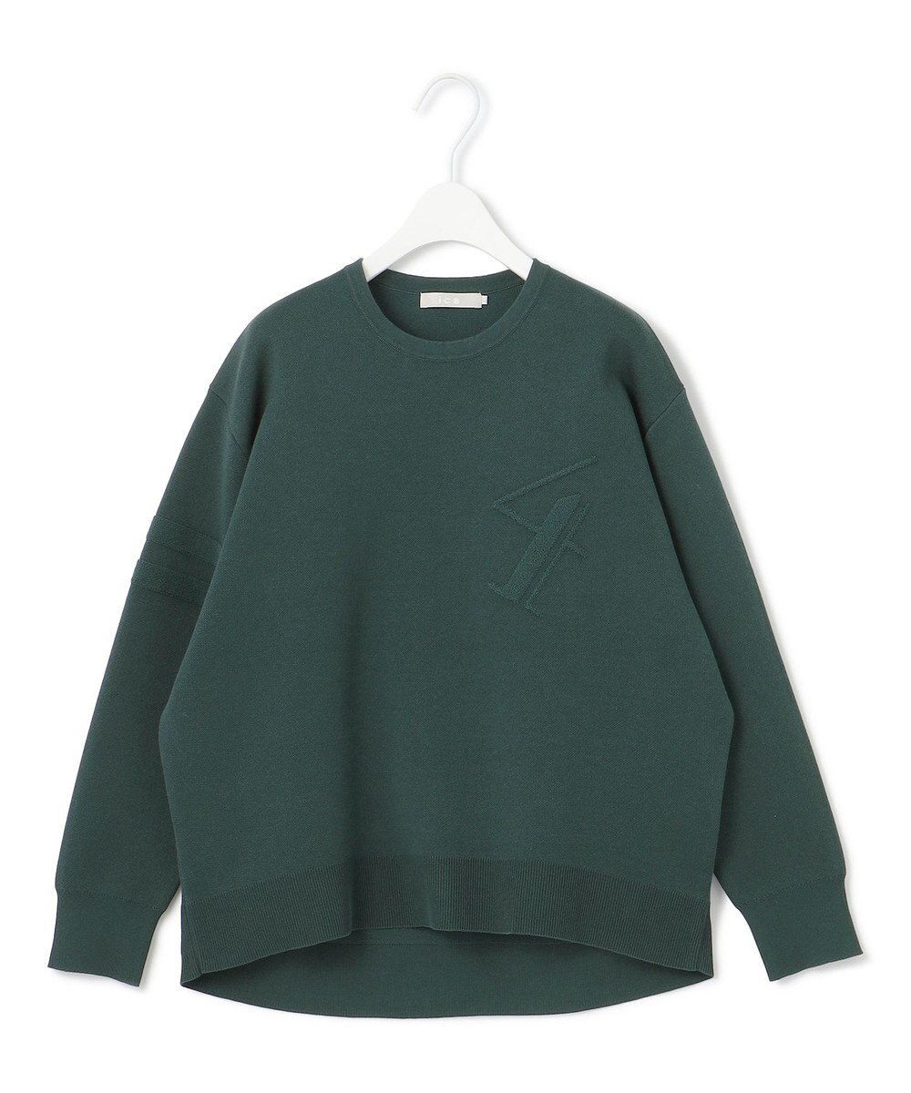 ICB 【洗える】ナンバリングカラーニット  プルオーバー 