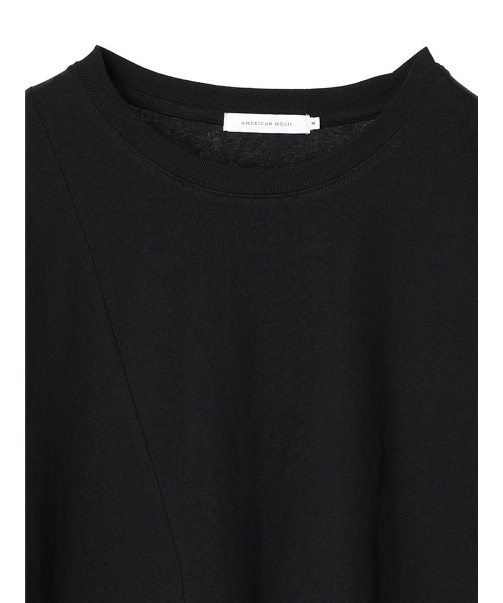 AMERICAN HOLIC アシンメトリー切替カットチュニック 