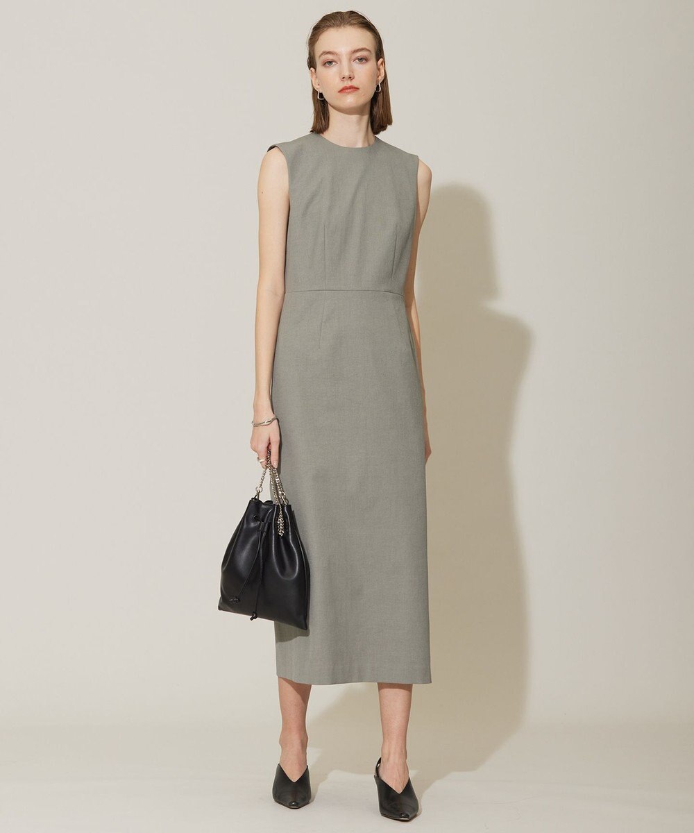 ICB 【接触冷感・UVケア・撥水・洗える】 LooseWeave ノースリーブワンピース 