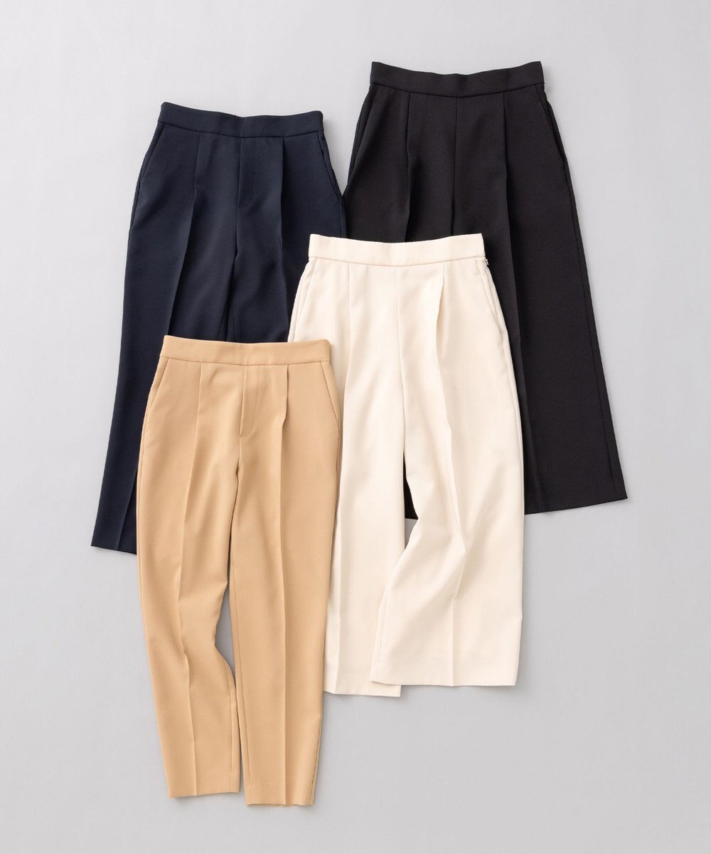 組曲 L 【ストレッチ・イージーケア】オシャクロス ガウチョパンツ 