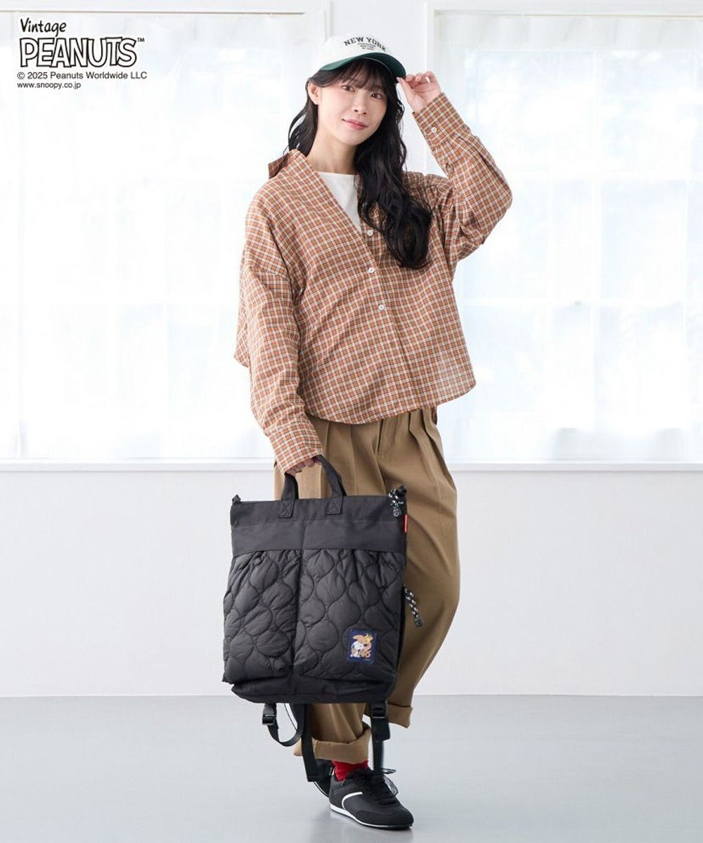 ROOTOTE 8457【スヌーピー】IP.セオルー.パフ.ピーナッツ-0R 