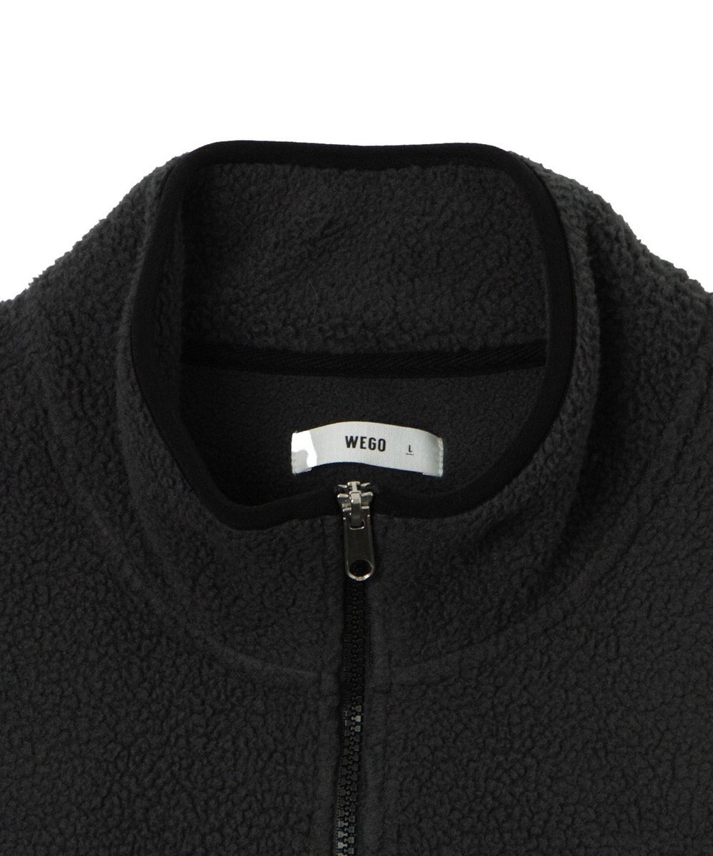 WEGO 【ユニセックス着用】フリース　ハーフZIPプルオーバー 