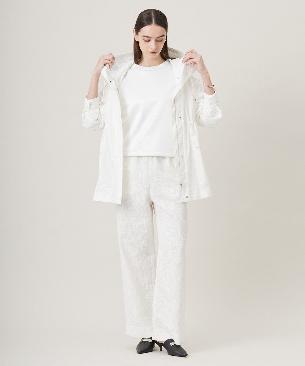 ICB L 【撥水加工】メモリーストレッチタフタ マウンテンパーカー 