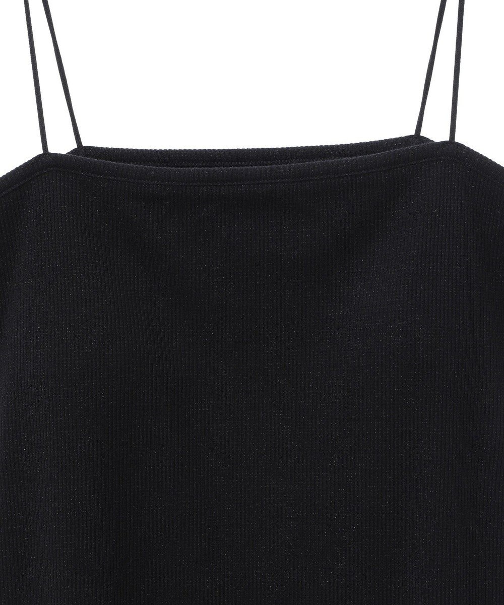 Green Parks カップ付ラメリブベアトップ 