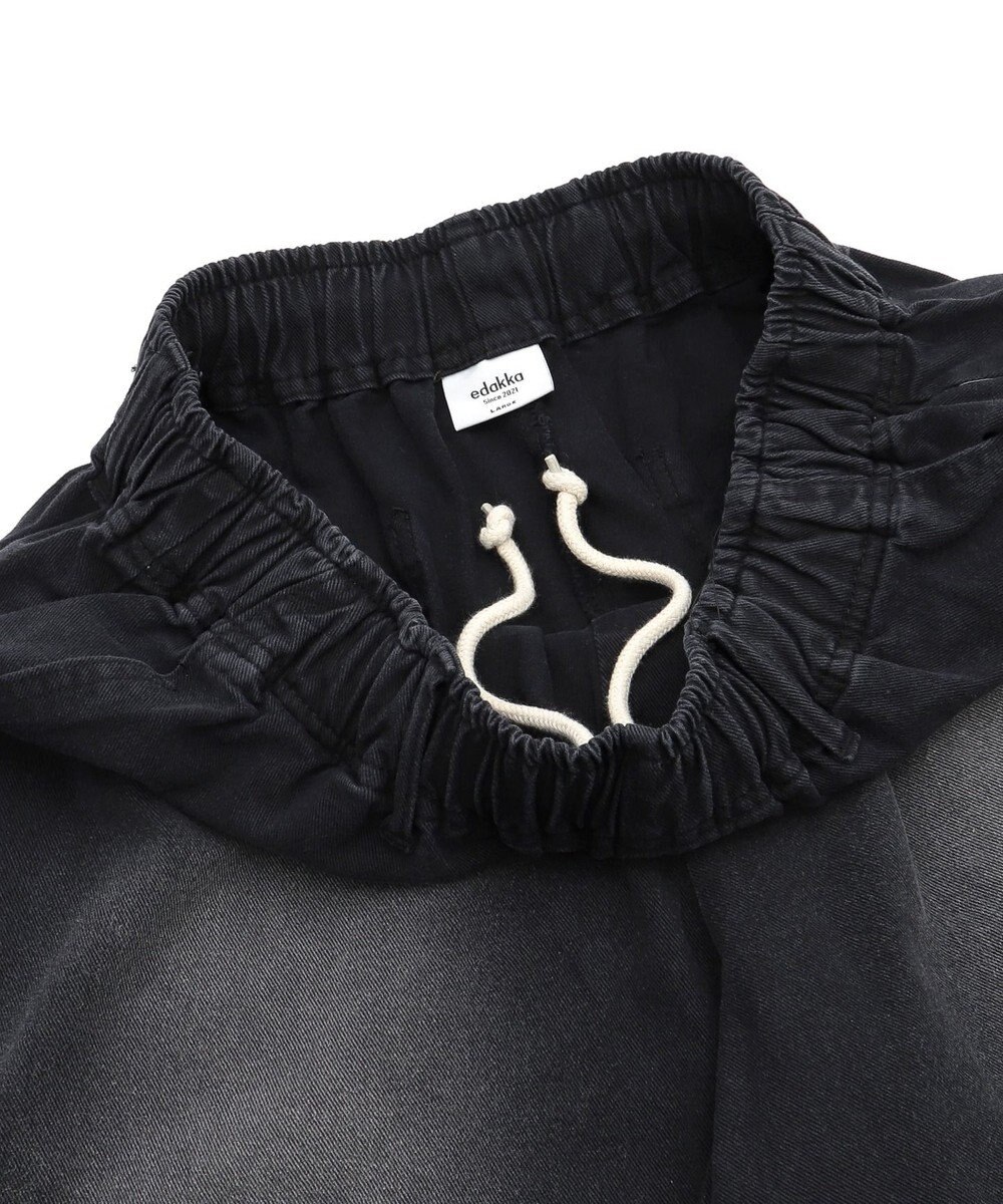 WEGO ツイルブラスト加工ワイドショートパンツ 