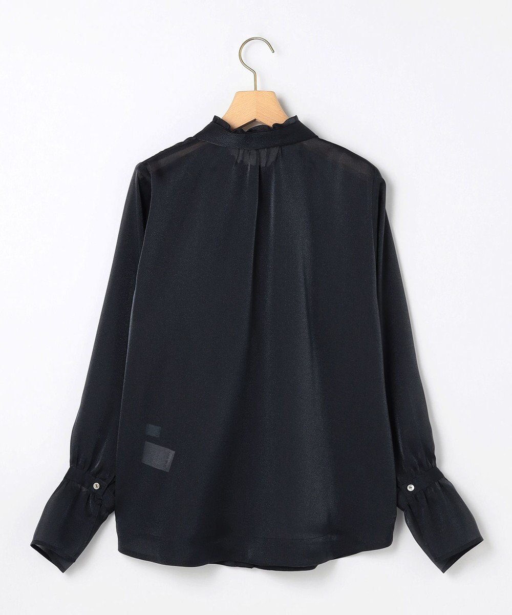 組曲 L 【WEB限定】シャイニーオーガンボウタイ付き ブラウス 