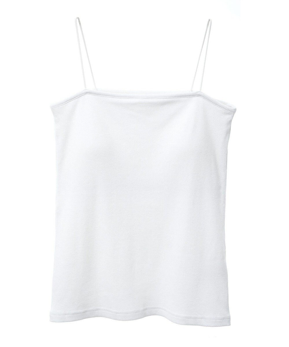 Green Parks カップ付ラメリブベアトップ 