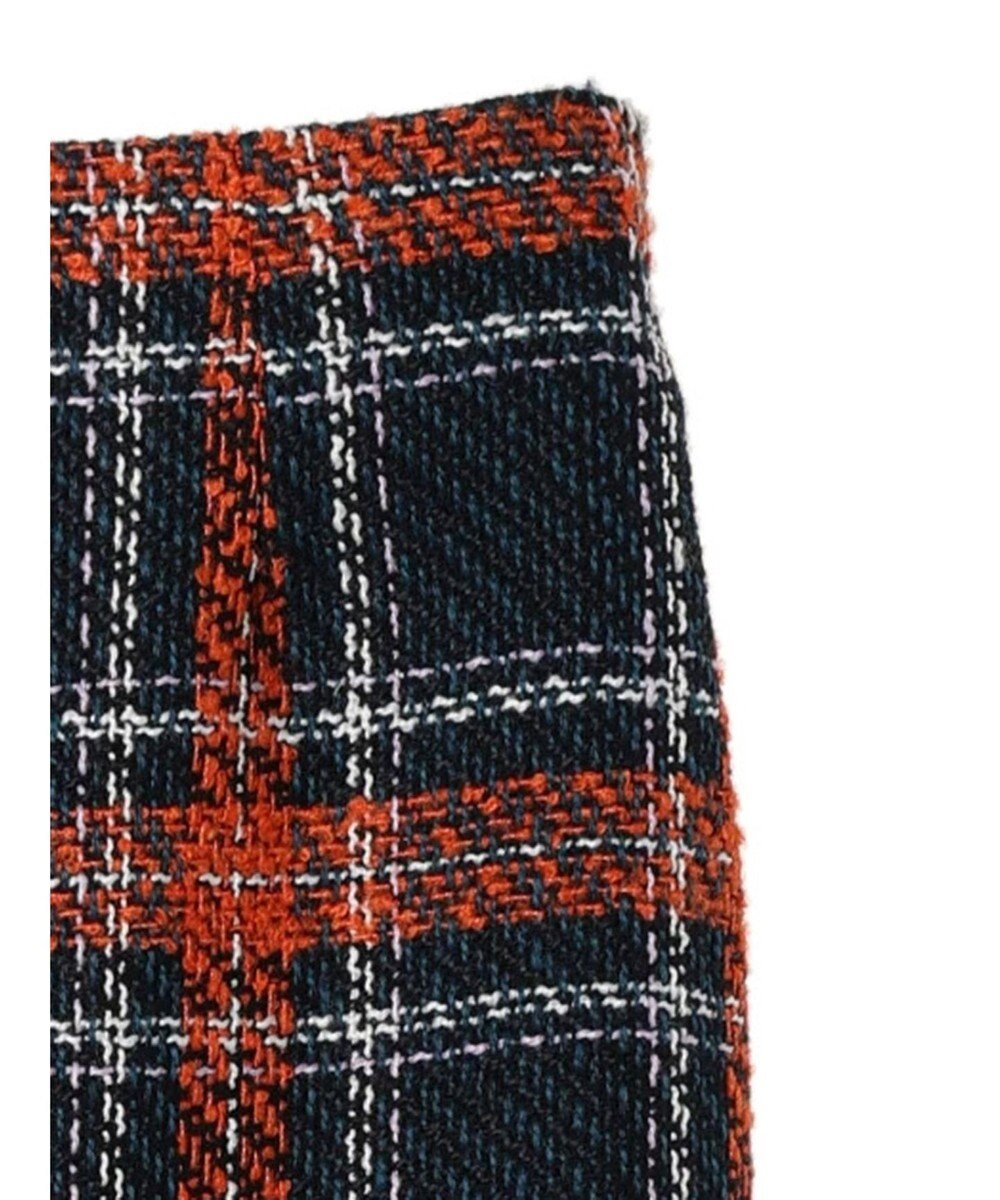 Green Parks ・ＳＵＧＡＲ　ＳＰＯＯＮ　チェックフリンジスカート 