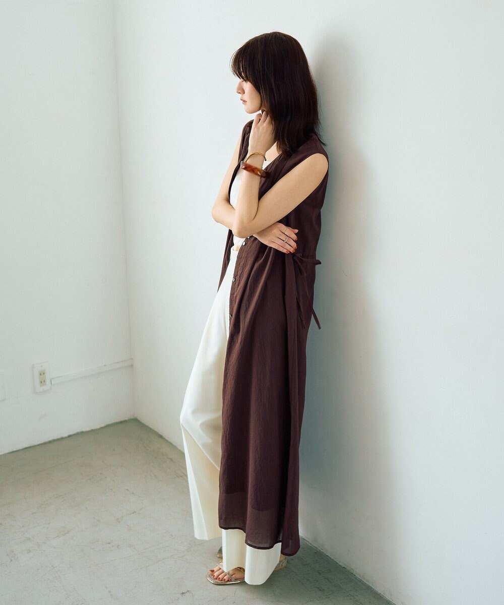 YECCA VECCA ドライタッチシアードロストワンピース 