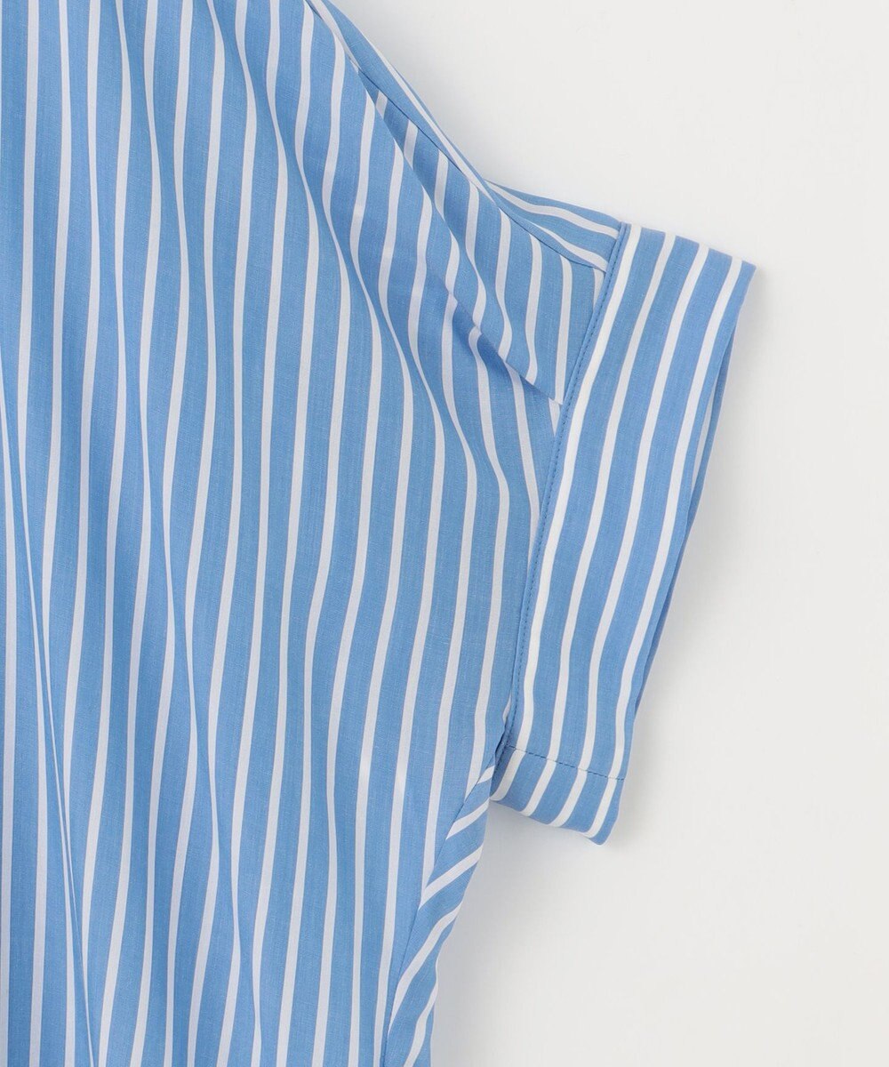 自由区 S 【接触冷感・UVケア・抗菌防臭・洗える】リヨセルポプリン ブラウス 