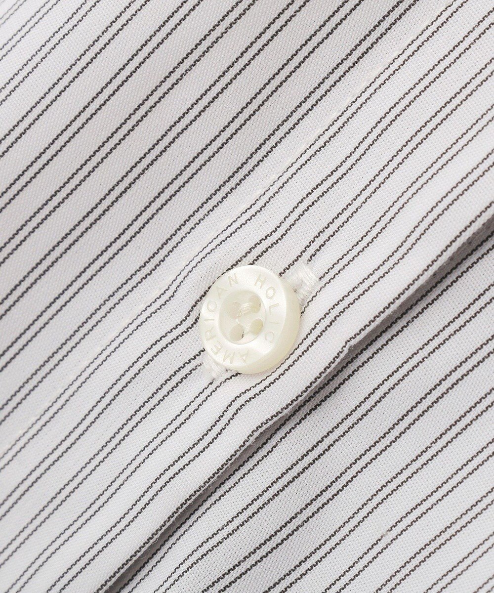 AMERICAN HOLIC 【イージーケア】ストライプVネックシャツ 