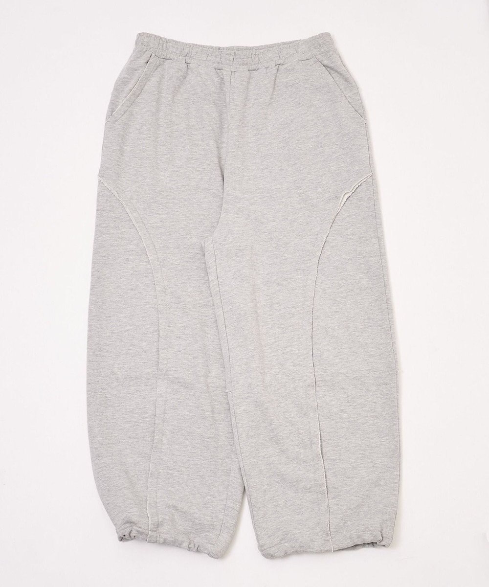 WEGO 【ユニセックス着用ITEM/ウエストゴム/MLサイズ展開】バルーン3Dスウェットパンツ 