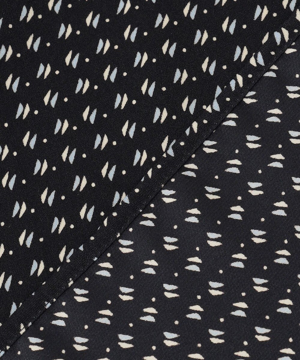 J.PRESS LADIES 【洗える】ポリエステルスエード変形ドットプリント ブラウス 