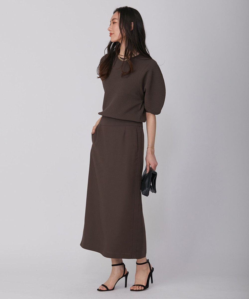 ICB 【WEB限定カラーあり・洗える】 FluidBackSatin スカート 