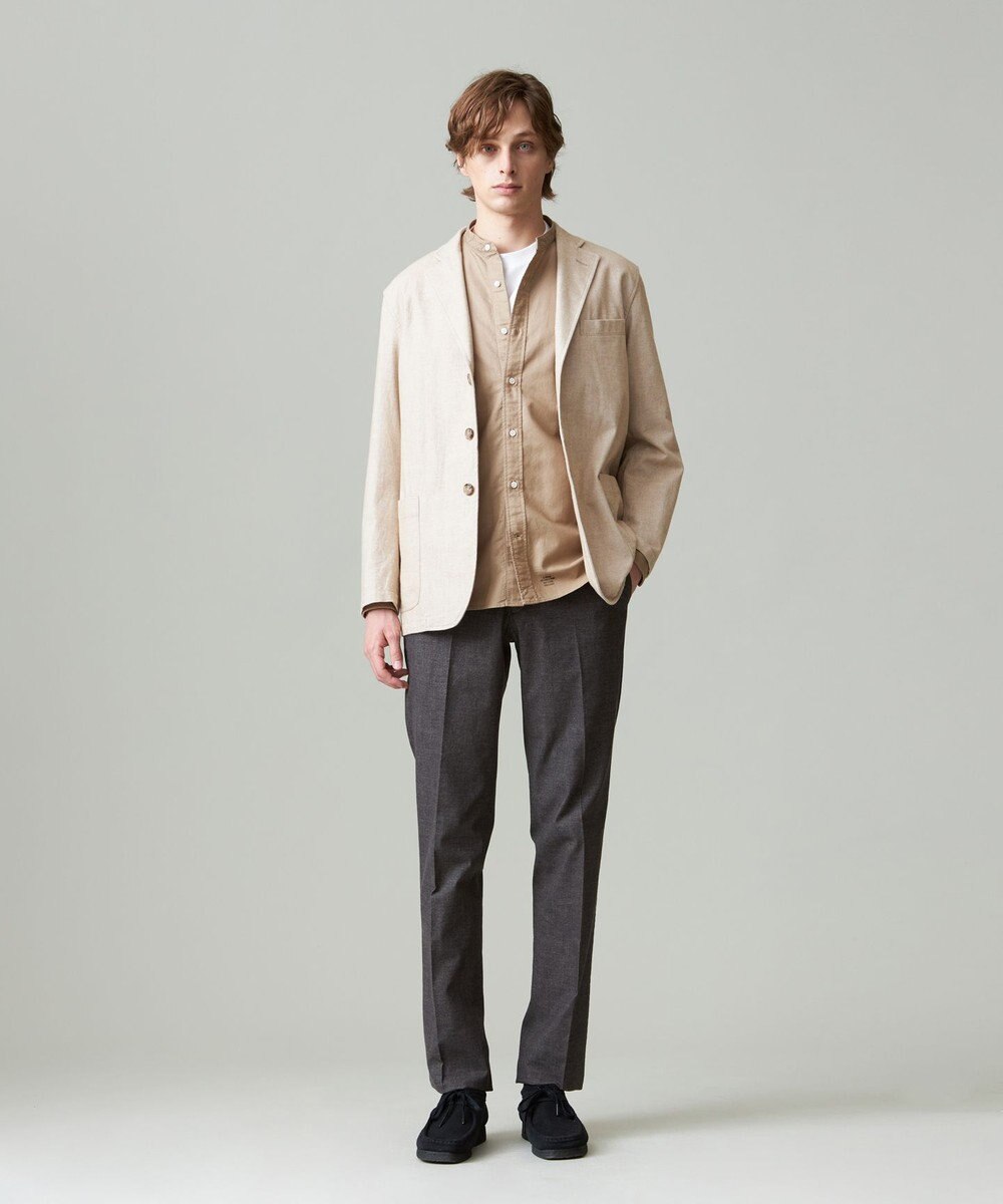 J.PRESS MEN 【ビジカジ兼用】ヤーンダイモールスキン パンツ 