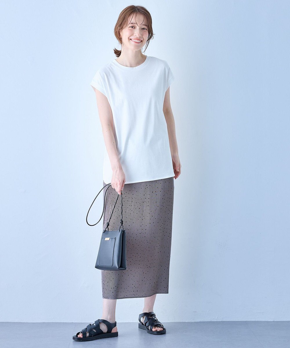 ANY 【汗ジミ防止加工】シルケットスムースノースリーブプルオーバー 