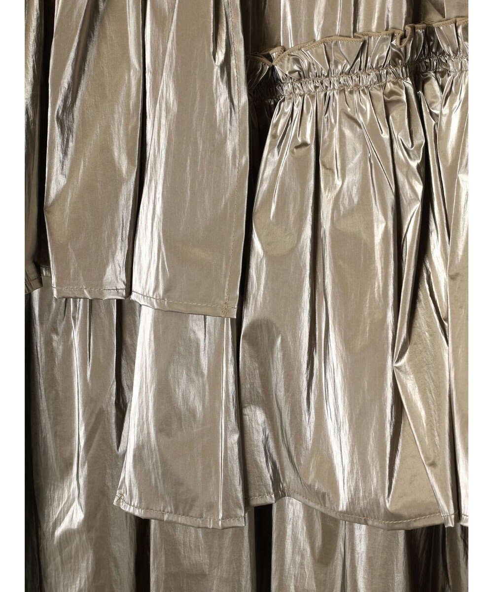 Green Parks ・ＥＬＥＮＣＡＲＥ　ＤＵＥ　メタリックティアードスカート 