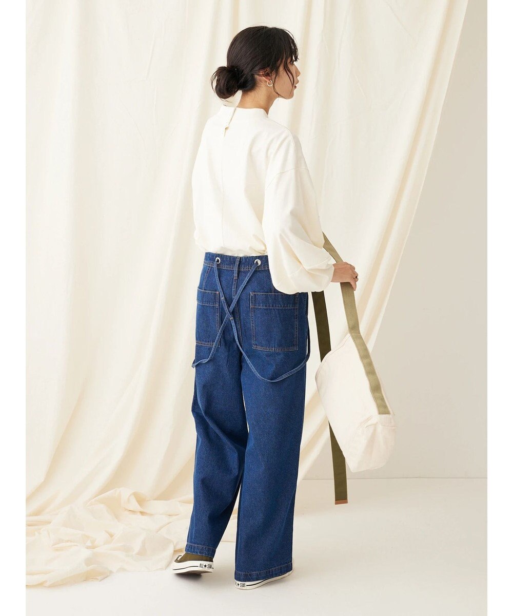 CRAFT STANDARD BOUTIQUE モックネックリングドット９分袖プルオーバー 