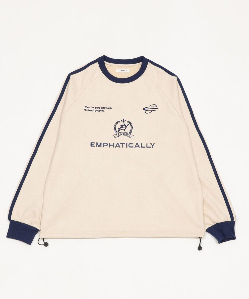 WEGO 【ユニセックス着用ITEM】フェイクスウェードゲームプルオーバー 