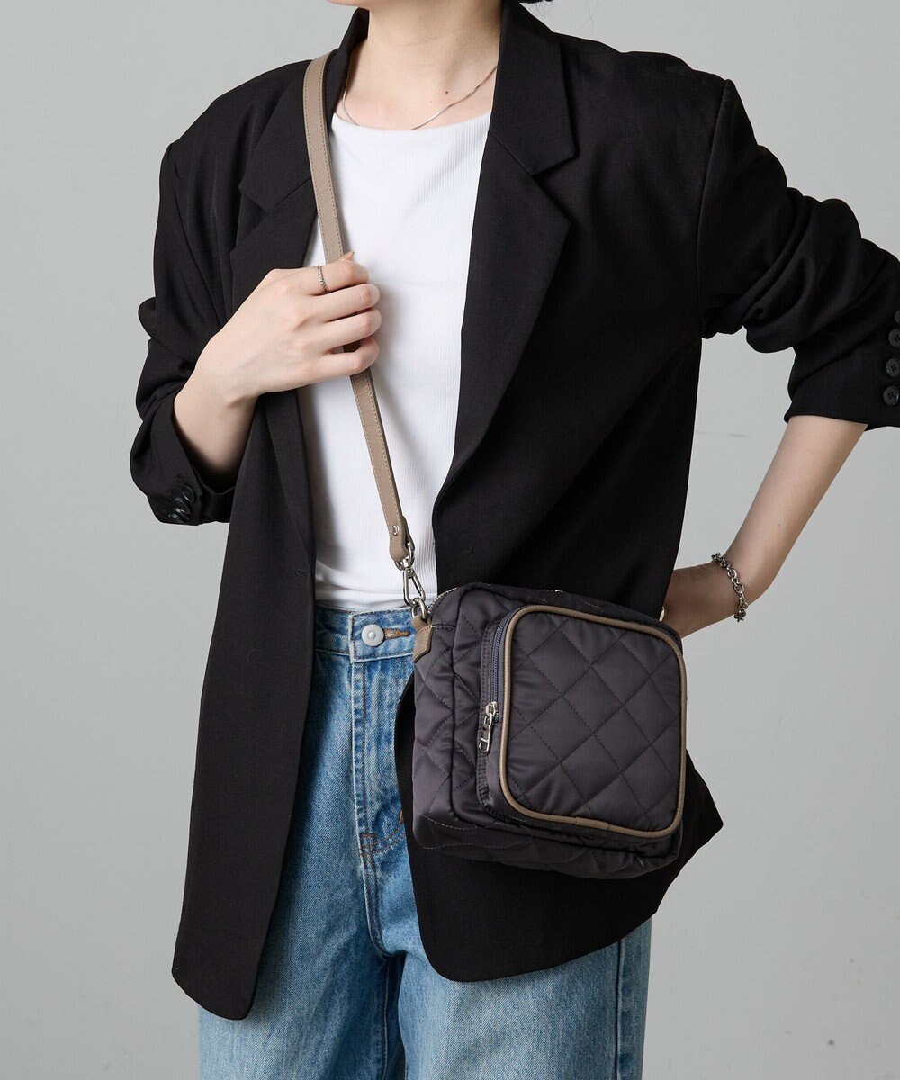 russet 【2025AW新作】キルティングスクエアショルダーバッグ(SF-257) 
