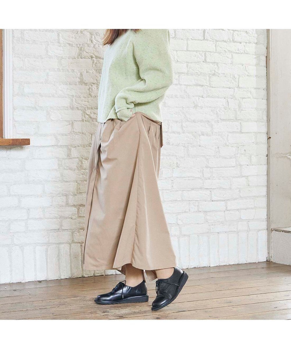 ing <ing>【サスティナブル】レースアップスリッポン 