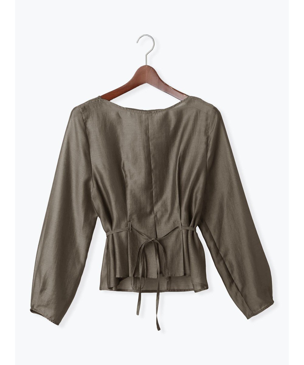Te chichi ナローリボンシアーペプラムブラウス《2025Autumn catalog vol.2 item》 