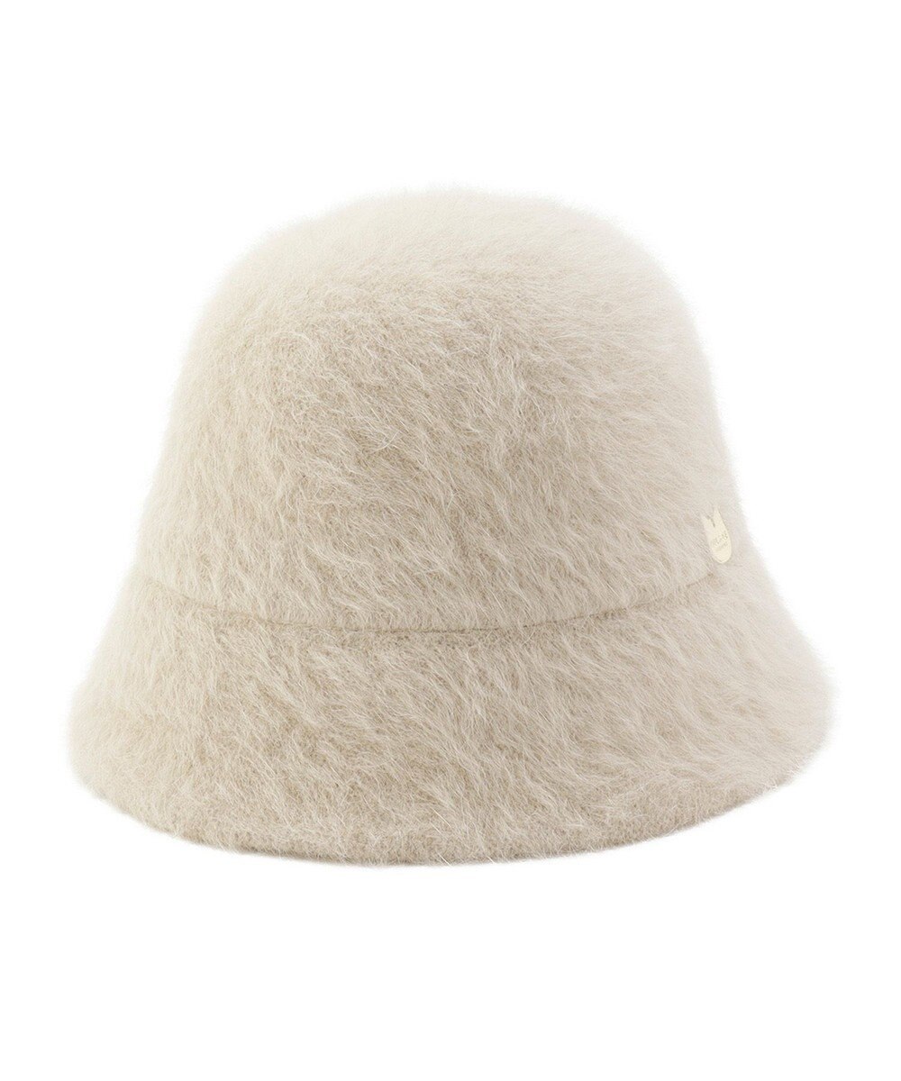 MOONBAT PAUL & JOE ACCESSOIRES 【サイズ調整可】ネコプレート付シャギークロッシェ 